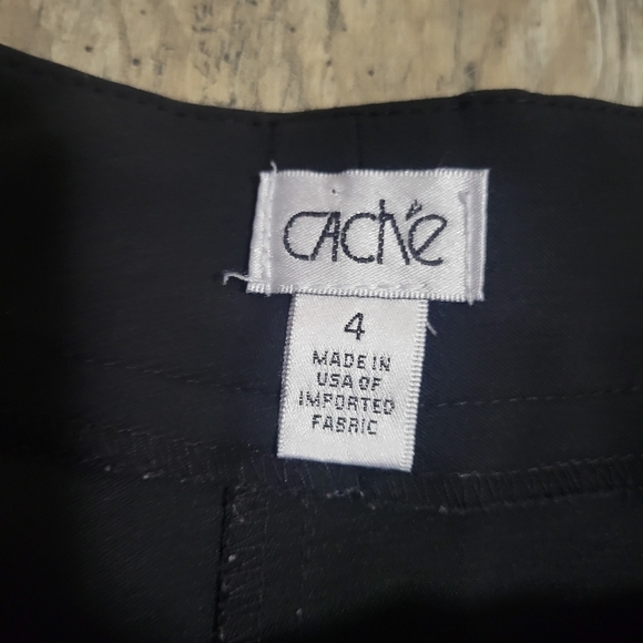 Cache wide leg cropped pants size 4 - Picture 2 of 9